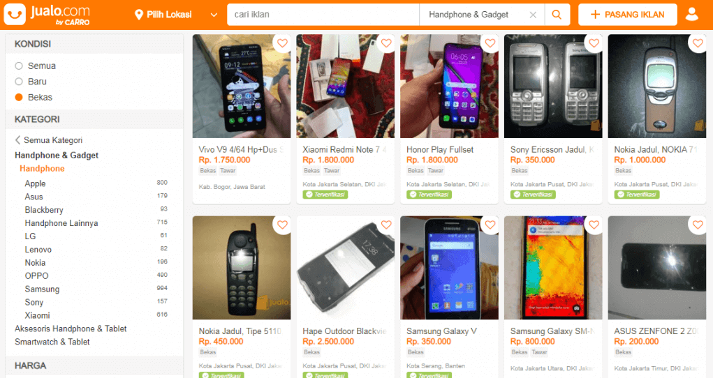 Jual Beli Online: Situs Jual Beli Handphone Bekas Recommended